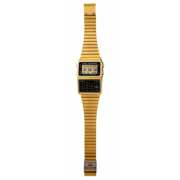 Casio Vintage Data Bank Gold Watch DBC-611G-1