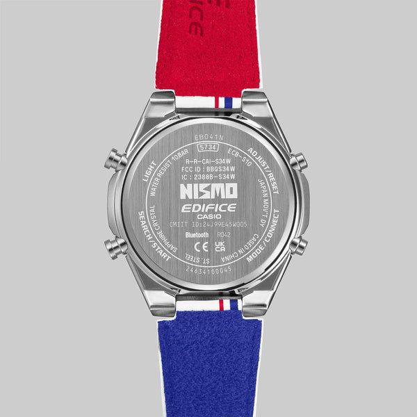 Edifice x Nismo Nissan Heritage Watch ECB-S10NIS-7A Caseback