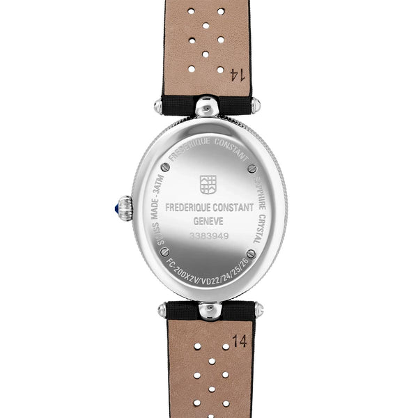 Frederique Constant Classics Art Deco Oval Watch Case Back