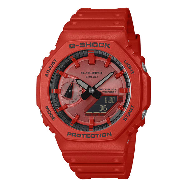 G-Shock Vivid Red Watch GA-2100RRB-4A
