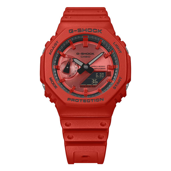 G-Shock Vivid Red Watch GA-2100RRB-4A
