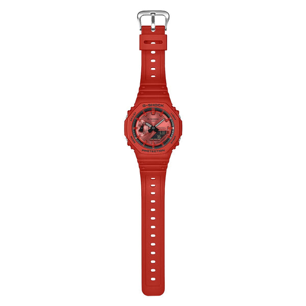 G-Shock Vivid Red Watch GA-2100RRB-4A