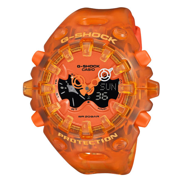 G-Shock GA-V01 Translucent Orange GA-V01SKE-4A