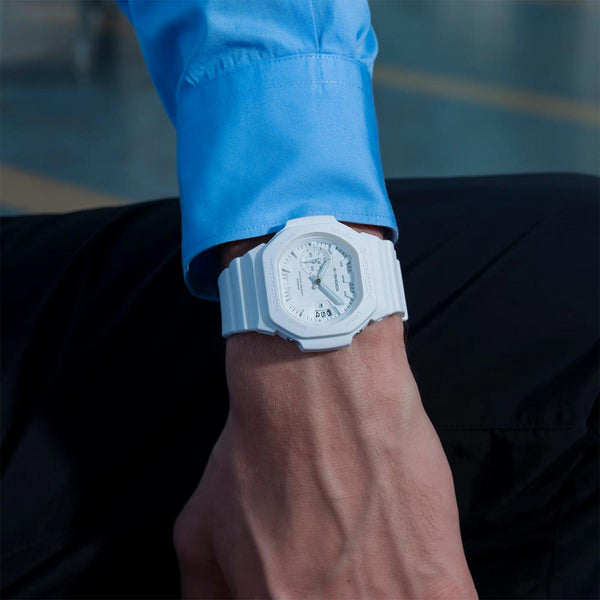 G-Shock 2500 Analog White Watch GAC-2500-7A