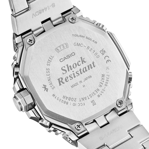 G-Shock Full Metal Chronograph Silver Watch GMC-B2100ADS-1A Backcase