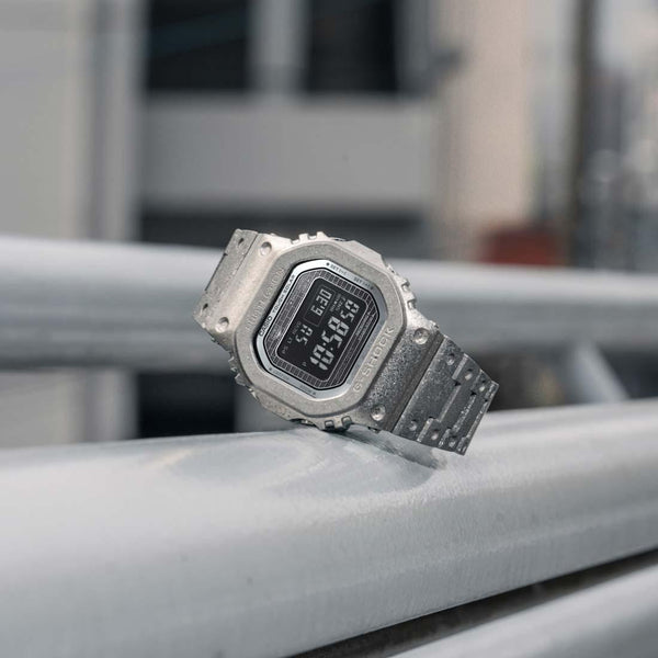 G-Shock 40th Anniversary Recrystallised Silver Watch GMW-B5000PS-1