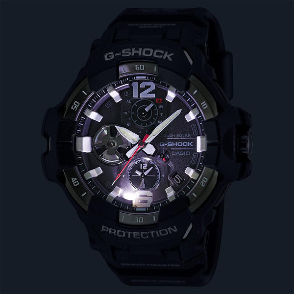G-Shock Gravitmaster Horizon Gold GR-B300H-5A Backlight