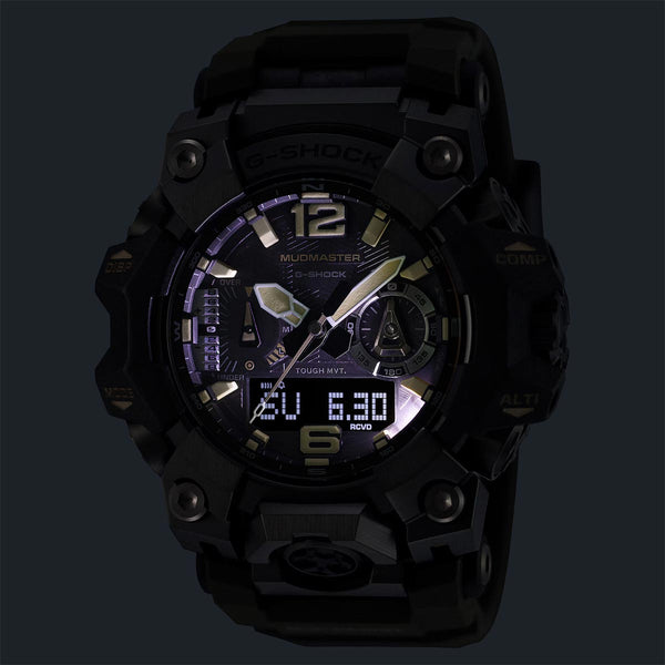 G-Shock Mudmaster Watch GWG-B1000-1A3 Backlight