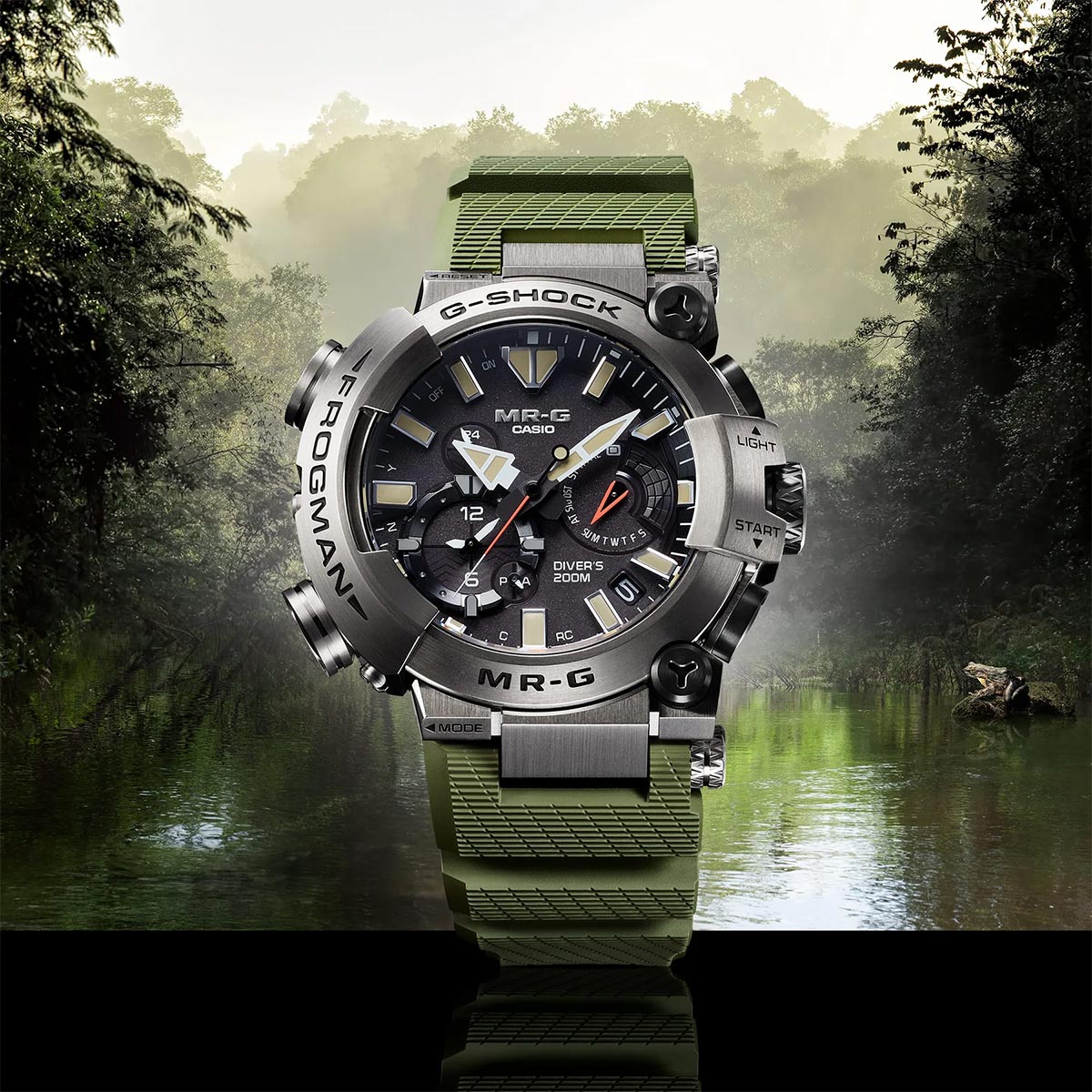 Mrg G Shock Frogman Prix G-Shock MR-G Frogman MRG-BF1000RG-3A