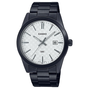 Casio Analog Black White Watch MTP-VD03B-7A