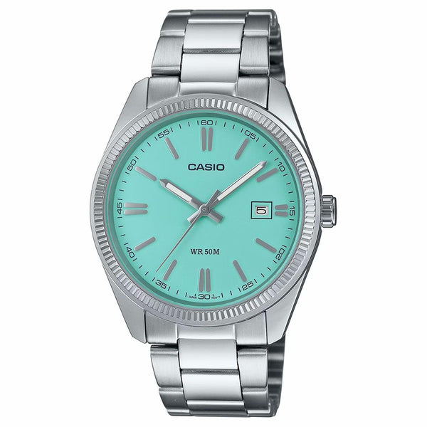 Casio Vintage Tiffany Blue Watch MTP1302PD-2A2