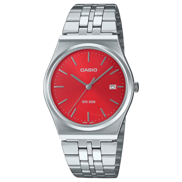 Casio Vintage Red Watch MTP-B145D-4A2V