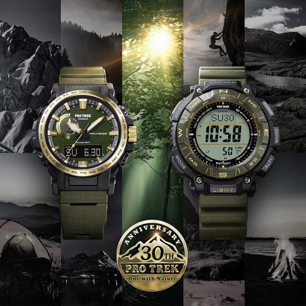 Casio Pro Trek 30th Anniversary Watches