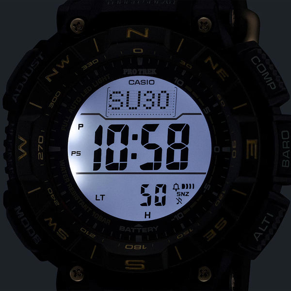 Casio Pro Trek 30th Anniversary PRG-340ANS-3 backlight