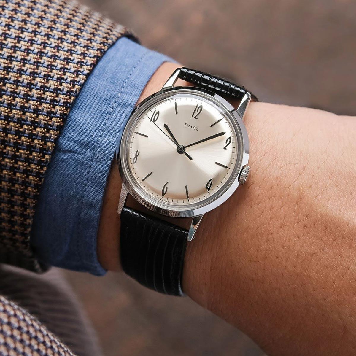 Timex Mechanical Timex Marlin Hand Wound Movement Timex Marlin