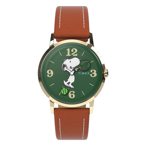 Timex Marlin Snoopy Tennis Hand-Wound Watch TW2V88800