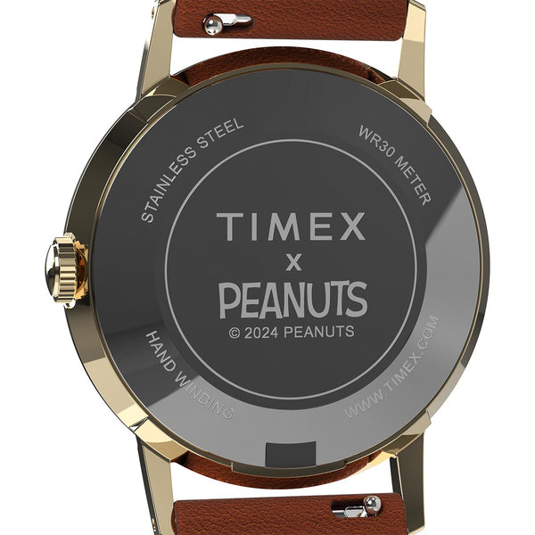 Timex Marlin Snoopy Tennis Hand-Wound Watch Caseback