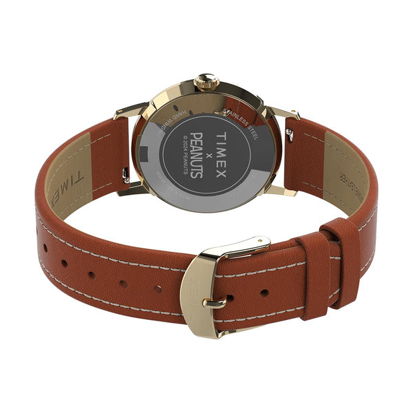 Timex Marlin Snoopy Tennis Hand-Wound Watch Caseback and Strap