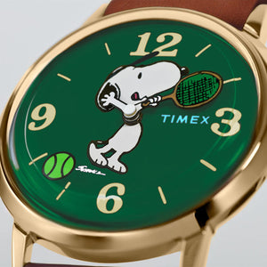 Timex Marlin Snoopy Tennis Hand-Wound Watch TW2V88800