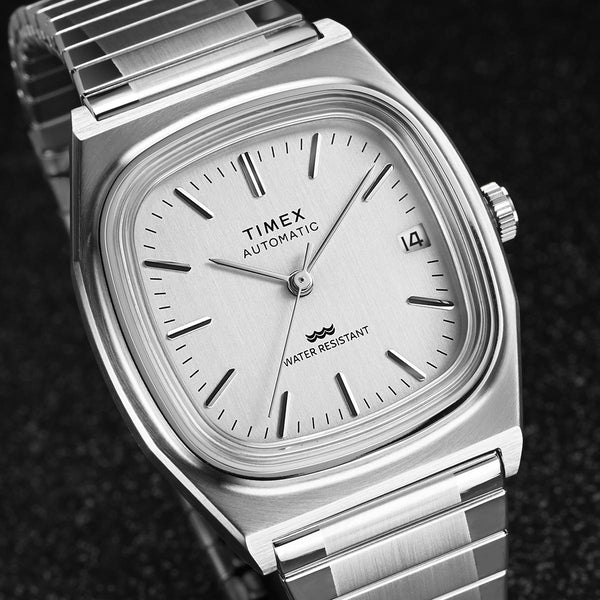 Timex 1983 Reissue Automatic Silver Watch TW2W70800