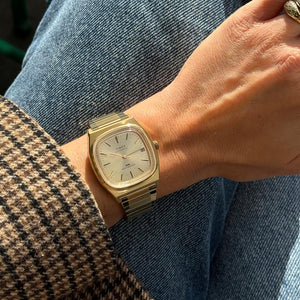 Timex 1983 Reissue Gold Automatic Watch TW2Y07200