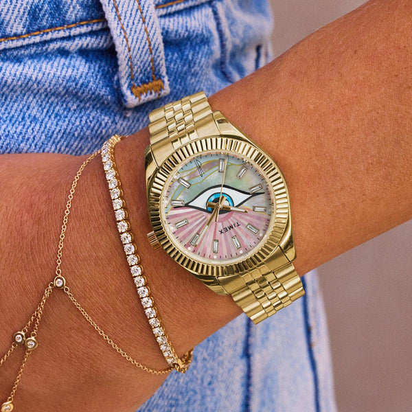 Timex x Jacquie Aiche 36mm Watch TW2Y11200
