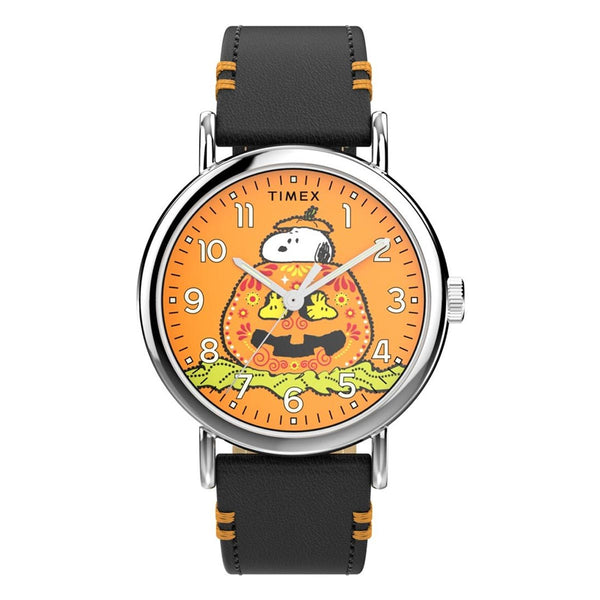Timex Weekender Peanuts Snoopy Pumpkin Watch TW2Y12300