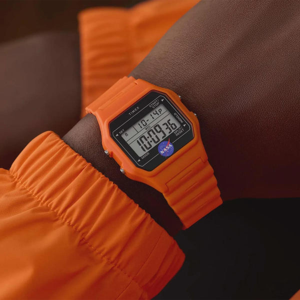 Timex x NASA Artemis Digital Watch Orange TW2Y13300
