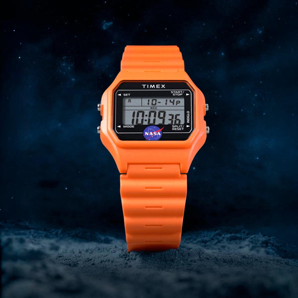 Timex x NASA Artemis Digital Watch Orange TW2Y13300