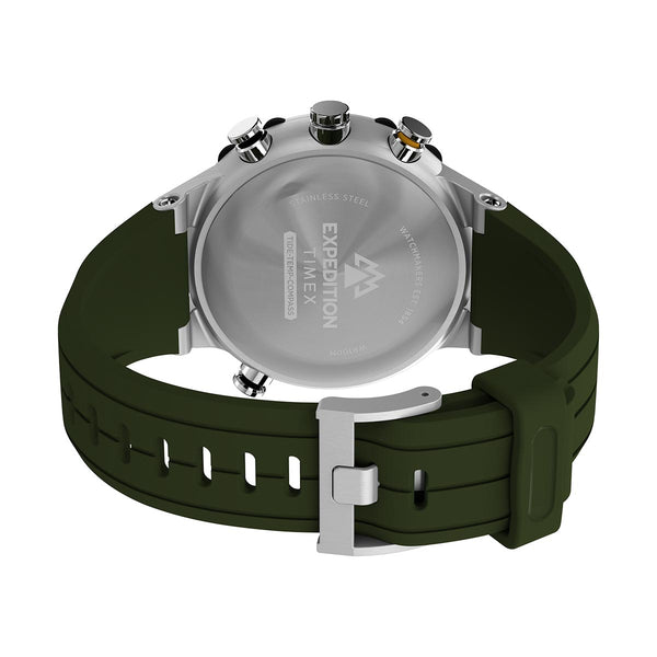 Timex Expedition Tide-Temp-Compass Caseback & Green Strap