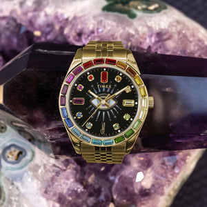 Timex x Jacquie Aiche Rainbow Crystals Watch TW2Y19700