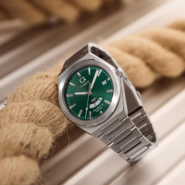 Q Timex Continental GMT Watch TW2Y24800