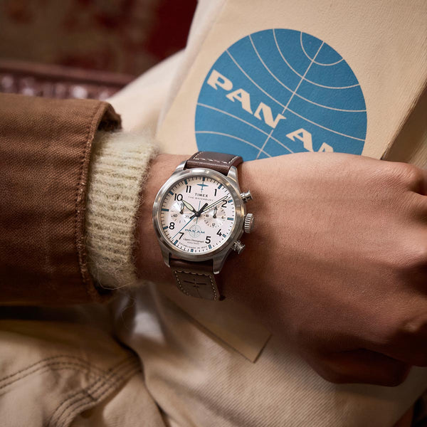 Timex x Pan Am Waterbury Chronograph Watch TW2Y38700