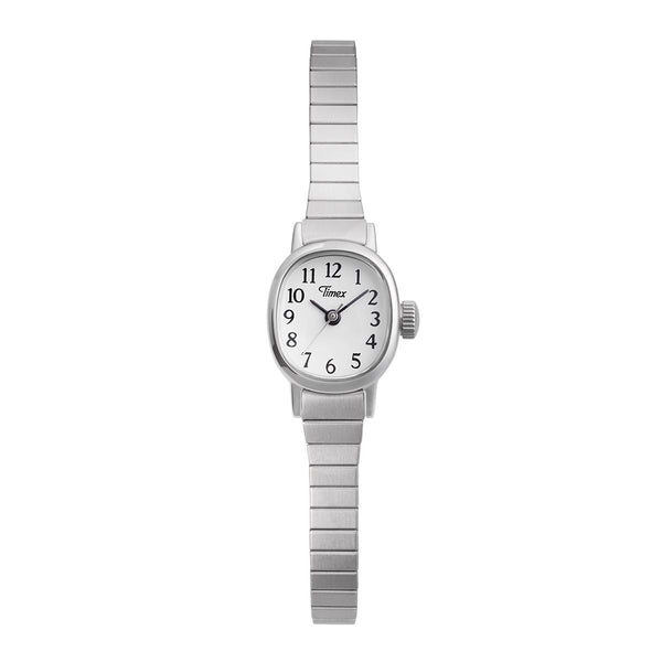Timex Cavatina Mini 17mm Silver Watch TW2Y47300