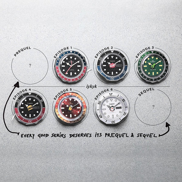 Q Timex seconde seconde Iykyk TW2Y48100