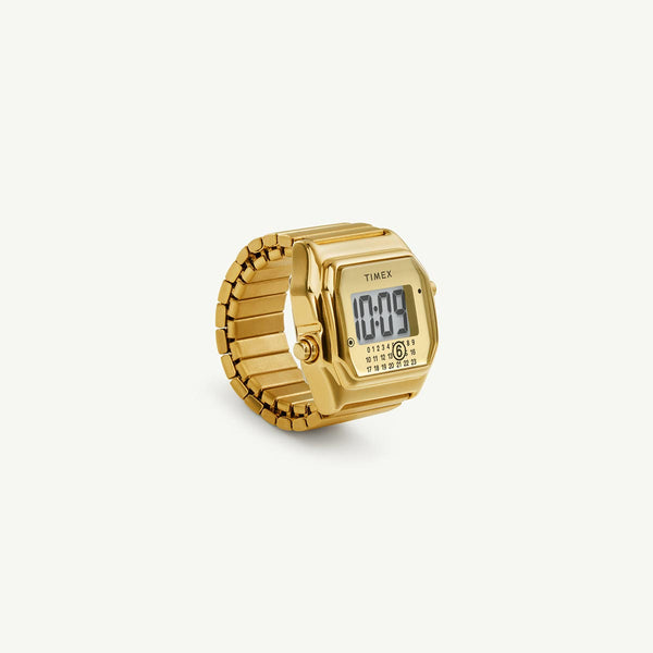 Timex x MM6 Maison Margiela Gold Ring Watch S/M TW2Y50100