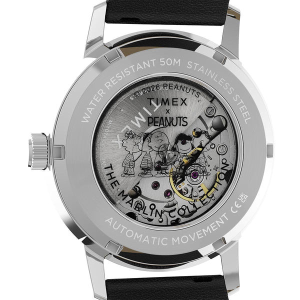 Timex Marlin x Snoopy Americana Automatic Watch Caseback