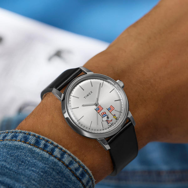 Timex Marlin x Snoopy Americana Automatic Watch TW2Y50300