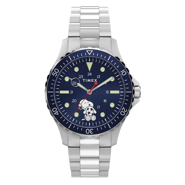 Timex Navi x Peanuts Snoopy Soccer Watch TW2Y53900