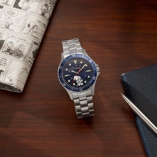 Timex Navi x Peanuts Snoopy Soccer Watch TW2Y53900