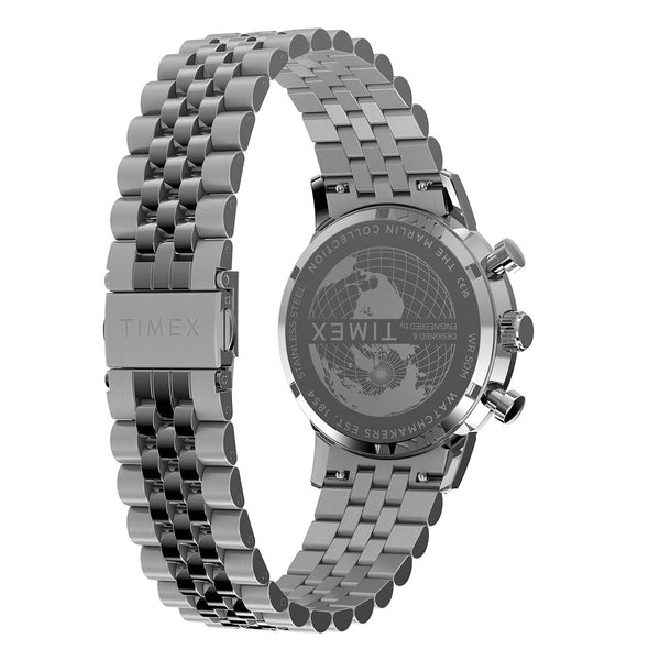Timex Marlin Chronograph Watch TW2Y66500 Caseback and Strap