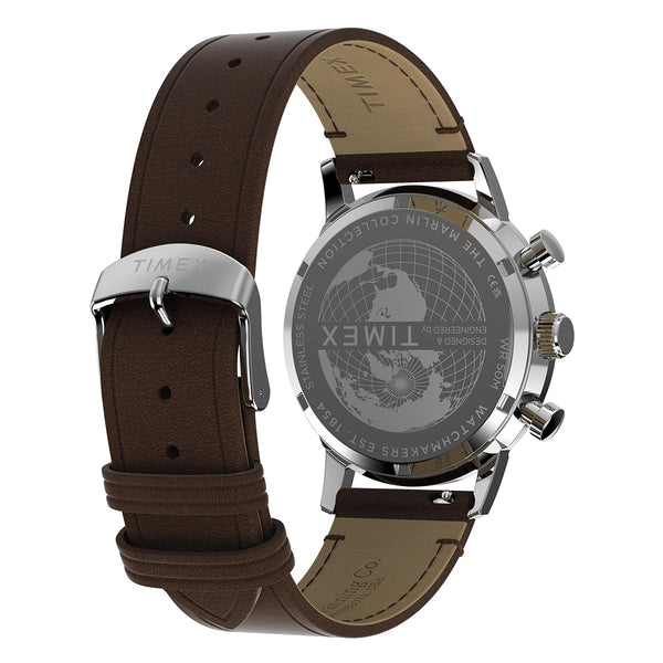 Timex Marlin Chronograph Tachymeter Caseback and Strap