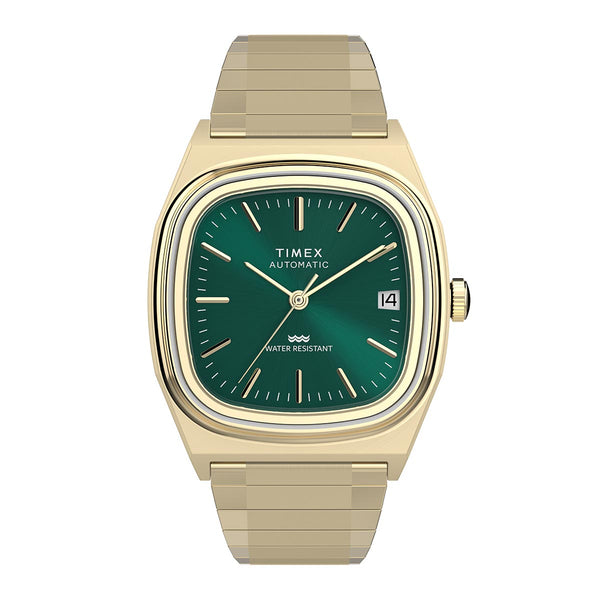 Timex 1983 E Line Automatic Gold Watch TW2Y67700