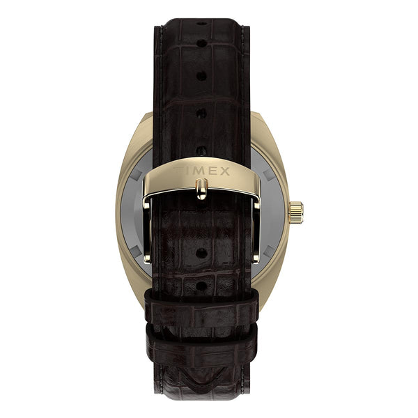 Timex 1976 Rotary Phone Dial Reissue Watch Leather Strap