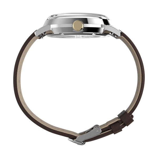 Timex Marlin Quartz GMT Brown Watch Side Shot