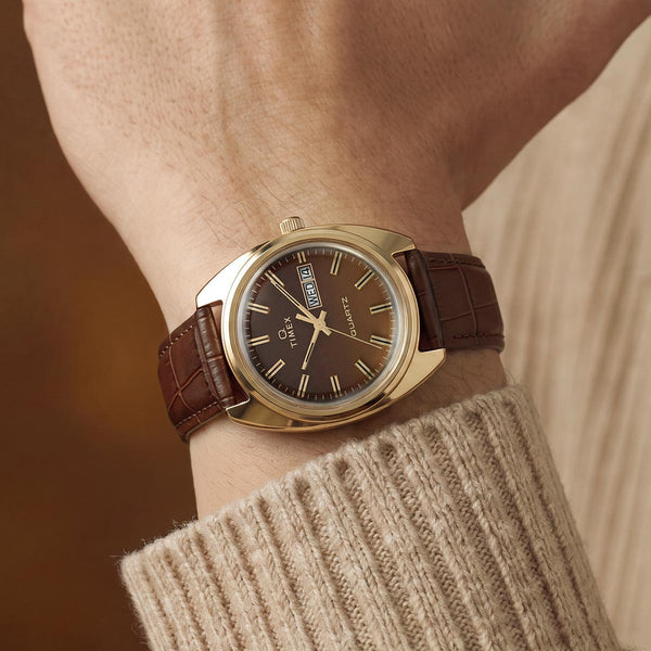 Timex 1978 Day Date Fume Reissue Watch TW2Y87200