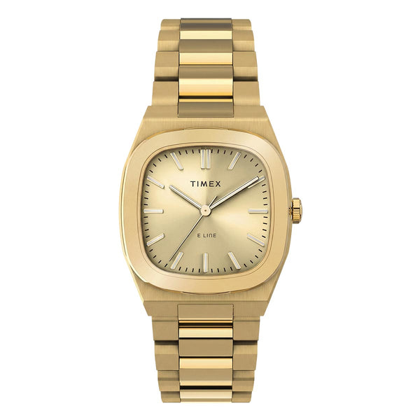 Timex E Line Quartz Gold Watch TW6A00900