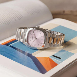 Timex E Line Quartz 30mm Pink Dial Watch TW6A01000