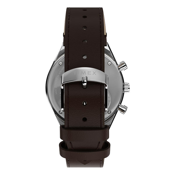 Q Timex Peanuts Snoopy Chronograph Green Watch Leather Strap