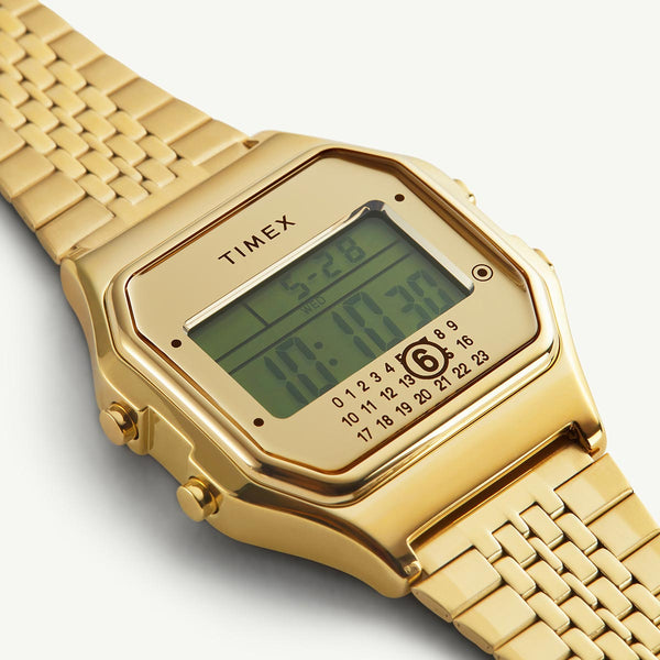 Timex x MM6 Maison Margiela Gold Watch Set TWG067500